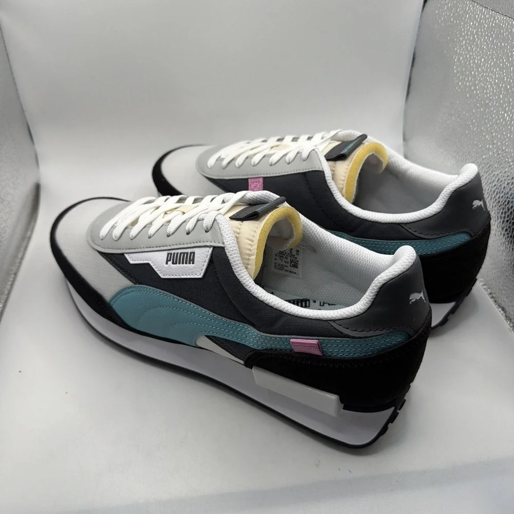 Puma Future Rider Play On 'Porcelain-Ebony-Puma black' 371149-76 Size 13 New